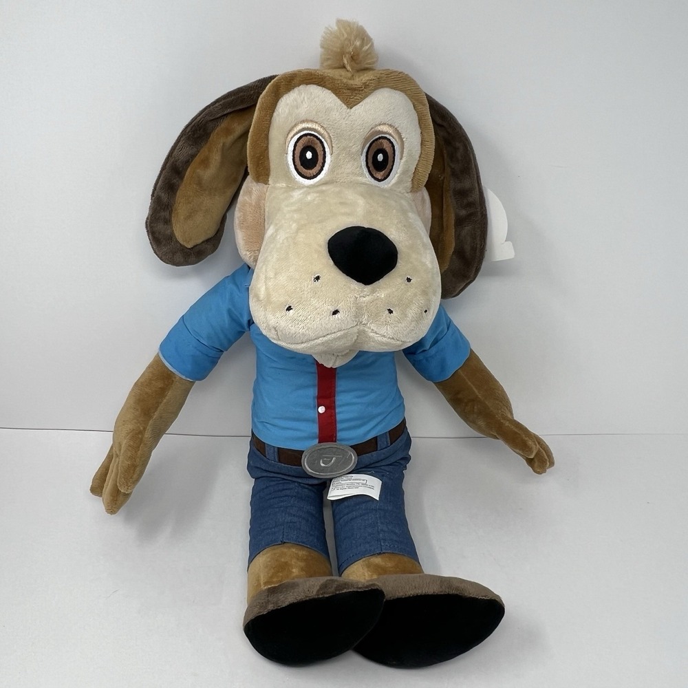 Chuck E Cheese Jasper T Jowls Dog Plush Large Stuffed Animal Toy 20"